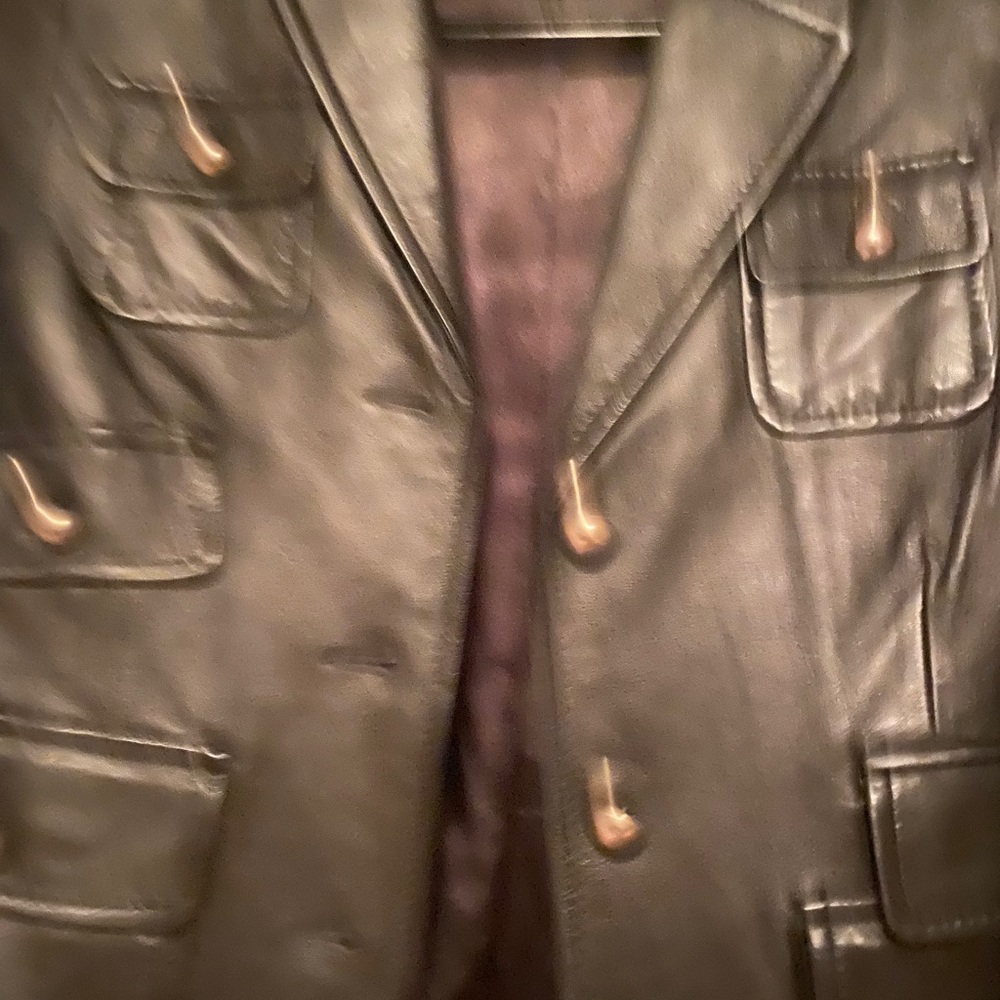 leather jacket BCBG - Picture 2 of 4